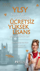 Ylsy bursu ile yurtdışında ücretsiz yüksek lisans